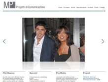 Tablet Screenshot of mp-comunicazione.it